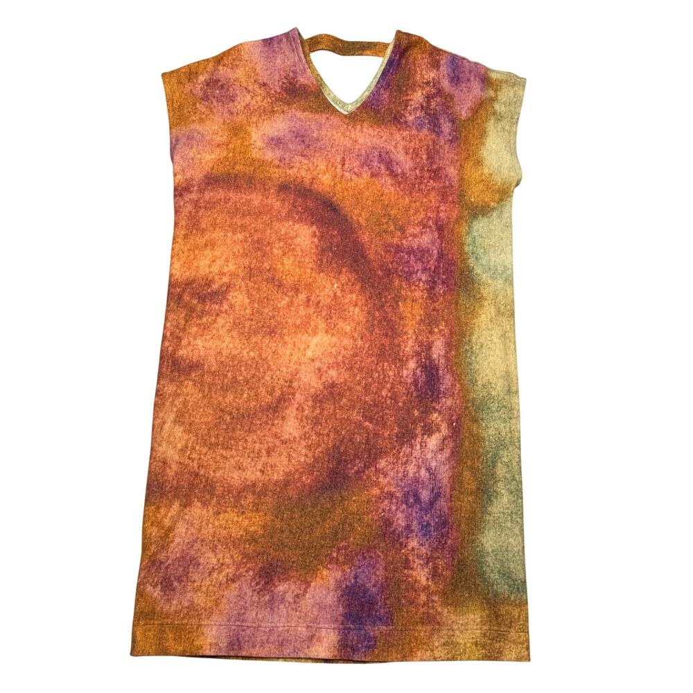 ANNTIAN Wool Tunikika Dress Women's One Size Avant Garde Art Boho